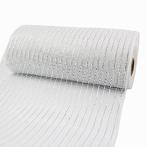 djgkENVQ Satinband, Poly Mesh Ribbon Deco Metallic Foil Mesh Rolls Gemischte Farben Mesh Ribbon(W) von djgkENVQ