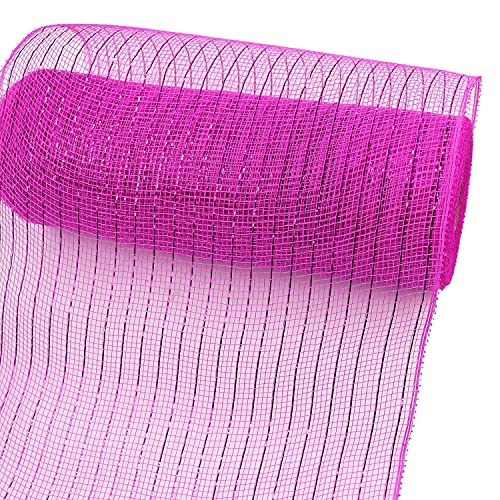 djgkENVQ Satinband, Poly Mesh Ribbon Deco Metallic Foil Mesh Rolls Gemischte Farben Mesh Ribbon(X) von djgkENVQ