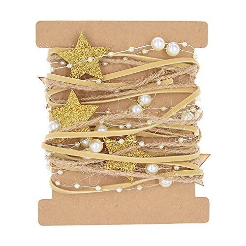 djgkENVQ Satinband, Weihnachtsbaum Dekoration Bänder Geschenkverpackung Gold Silber Satinband(C) von djgkENVQ