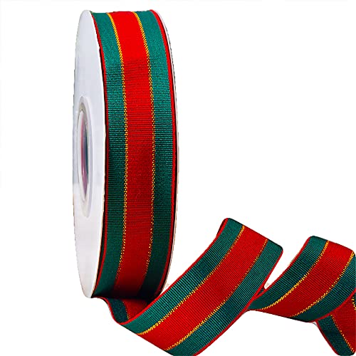 djgkENVQ Satinband, Weihnachtsthema Band 25 Yard Weihnachten Satinband Weihnachtsbänder Blumen(G85) von djgkENVQ