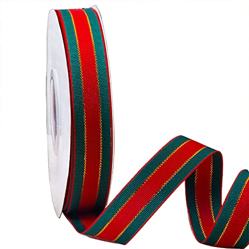 djgkENVQ Satinband, Weihnachtsthema Band 25 Yard Weihnachten Satinband Weihnachtsbänder Blumen(G86) von djgkENVQ