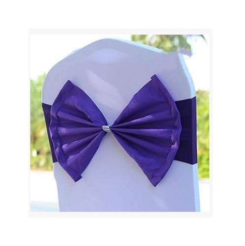 djgkENVQ Sicherheitsgurtschleife for Hotelhochzeitsfeier-Eventdekorationen for Hochzeiten, Geburtstage(Purple) von djgkENVQ