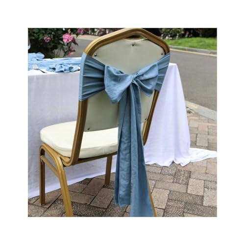 djgkENVQ Überzüge for Hochzeitsempfänge, Veranstaltungen, Bankette, Stühle, Dekoration for Hochzeiten(Blue,10 pcs) von djgkENVQ