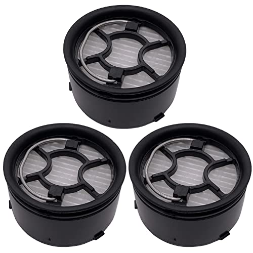 djive Ersatzfilter 3er Set für Vacumate Ultralight Handstaubsauger, 3 Stück Staubsauger Filter, rund, passgenau, original Zubehör von djive