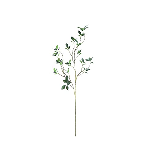 djuna Künstliche Ficus-Zweige, Blattspray, Künstliche Grünzweige, Künstliche Grünstiele für Zuhause, Hochzeit, Bankett, Bürodekoration(#2) von djuna