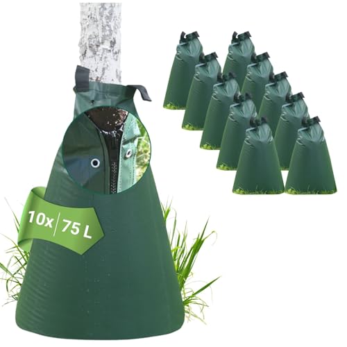 dm-Folien Baumbewässerungsbeutel I 75 Liter I 10 Stück I Bewässerungssack aus robustem PVC I Baumsack zur Bewässerung von Bäumen I UV-beständiger & reißfester Bewässerungsbeutel dm-Folien Baumbewässerungsbeutel I 75 Liter I 10 Stück I Bewässerungssack aus robustem PVC I Baumsack zur Bewässerung von Bäumen I UV-beständiger & reißfester Bewässerungsbeutel von dm-folien gmbh