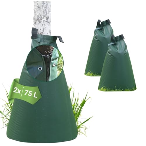 dm-Folien Baumbewässerungsbeutel I 75 Liter I 2 Stück I Bewässerungssack aus robustem PVC I Baumsack zur Bewässerung von Bäumen I UV-beständiger & reißfester Bewässerungsbeutel dm-Folien Baumbewässerungsbeutel I 75 Liter I 2 Stück I Bewässerungssack aus robustem PVC I Baumsack zur Bewässerung von Bäumen I UV-beständiger & reißfester Bewässerungsbeutel von dm-folien gmbh