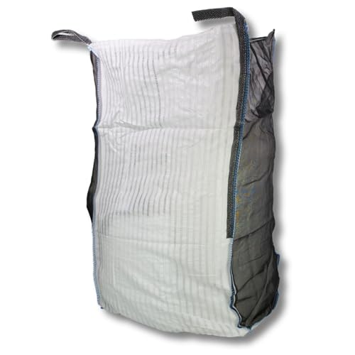 dm-Folien Holz Big Bag 90x90x140cm I 5 Stück I SWL 1.000 kg I Robuster Big Bag Holz mit 2 Ventilationsstreifen & HDPE-Netzen I Big Packs für Brennholz I stabil & belüftet dm-Folien Holz Big Bag 90x90x140cm I 5 Stück I SWL 1.000 kg I Robuster Big Bag Holz mit 2 Ventilationsstreifen & HDPE-Netzen I Big Packs für Brennholz I stabil & belüftet von dm-folien gmbh