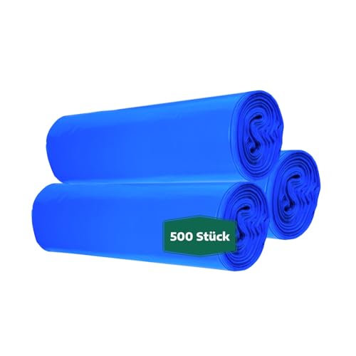 dm-folien Blaue Müllsäcke 120 Liter I 500 Stück I 700 x 1100 mm I Große Abfallbeutel für leichte bis mittelschwere Abfälle I Reißfeste Müllbeutel aus LDPE Regenerat I Foliensäcke 17 my dm-folien Blaue Müllsäcke 120 Liter I 500 Stück I 700 x 1100 mm I Große Abfallbeutel für leichte bis mittelschwere Abfälle I Reißfeste Müllbeutel aus LDPE Regenerat I Foliensäcke 17 my von dm-folien gmbh