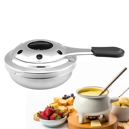 Alkohol-Campingkocher | Tragbarer Edelstahl-Camp-Alkohol-Topfkocher – sichere Küchenausrüstung, Campingkocher Alkoholbrenner, leichtes Camping-Zubehör, Anti-Verbrühungs-Griff für drinnen und draußen von dmqdu