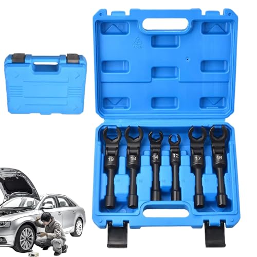 dmqdu Krähenfußschlüssel-Set, Drehmomentschlüssel-Set | Flexibler Hahnentrittschlüssel - Flexibler Hahnentrittschlüssel Set, Hahnentrittschlüssel Set von dmqdu