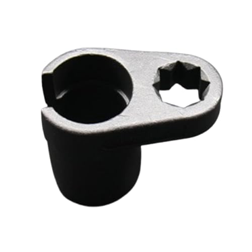 dmqdu Sauerstoffsensor-Extraktor, Schlüssel für Sauerstoffsensor | Sauerstoffsensor-Werkzeug mit 2/1-Zoll-Antrieb und 3/8-Zoll-Antrieb – 6 versetzter Sauerstoffsensor-Stecker von dmqdu