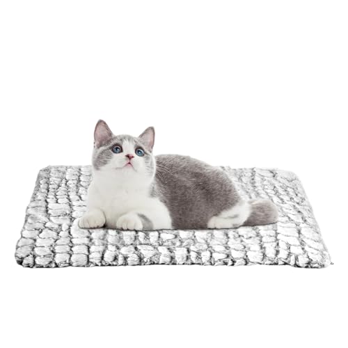 dmqdu Warme Katzenbetten für den Innenbereich, Winterbett für Katzen | selbstwärmende Hundematte | Warmes Thermokissen für Katzen, Haustierbett mit abnehmbarem Bezug, Kissen dmqdu Warme Katzenbetten für den Innenbereich, Winterbett für Katzen | selbstwärmende Hundematte | Warmes Thermokissen für Katzen, Haustierbett mit abnehmbarem Bezug, Kissen von dmqdu