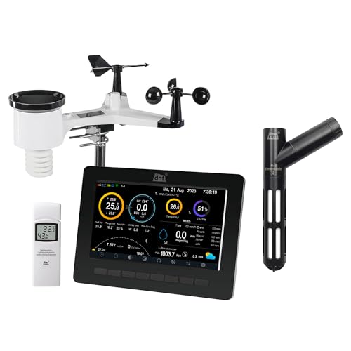 Bundle aus dnt WiFi-Wetterstation WeatherScreen PRO, Wetter- und Raumklima stets unter Kontrolle, Datenlogger-Funktion, App, Schwarz/Weiß, DNT000008 + dnt DNT000019 Bodenfeuchtesensor, schwarz Bundle aus dnt WiFi-Wetterstation WeatherScreen PRO, Wetter- und Raumklima stets unter Kontrolle, Datenlogger-Funktion, App, Schwarz/Weiß, DNT000008 + dnt DNT000019 Bodenfeuchtesensor, schwarz von dnt