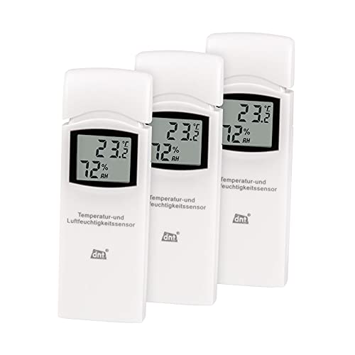 DNT 3er-Spar-Set Zusatz-Thermo-/Hygrosensor DNT000005 RoomLogg PRO WeatherScreen PRO von dnt