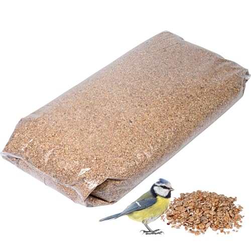 dobar® Wildvogelfutter 25 kg Fettfutter - Ganzjahresvogelfütterung - Streufutter - Vogelfutter für Futterspender/Vogelhäuser - Mischfutter von dobar