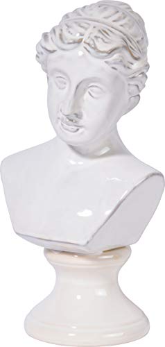 dobar 10430e Gartenfigur Helena Gr. M - Skulptur für draußen - Keramik Büste Frau für Garten - Statue Outdoor - Deko-Körpervase für Haus/Garten/Terrasse - 17 x 14 x 32,5 cm - Weiß dobar 10430e Gartenfigur Helena Gr. M - Skulptur für draußen - Keramik Büste Frau für Garten - Statue Outdoor - Deko-Körpervase für Haus/Garten/Terrasse - 17 x 14 x 32,5 cm - Weiß von dobar