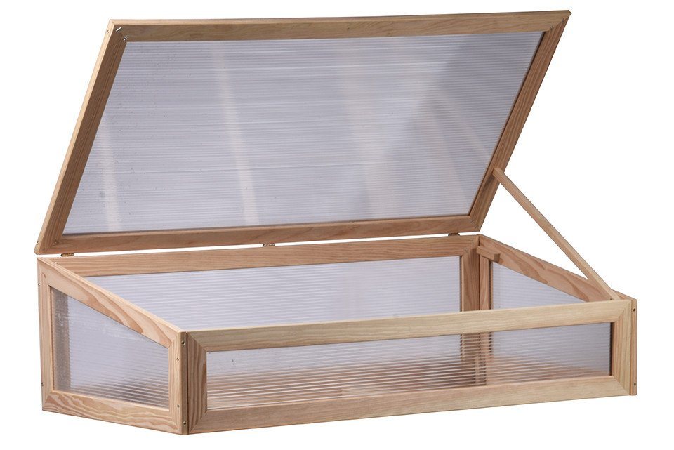 dobar Frühbeet Dobar Frühbeetaufsatz für Hochbeete 128 x 67 x 22 von dobar