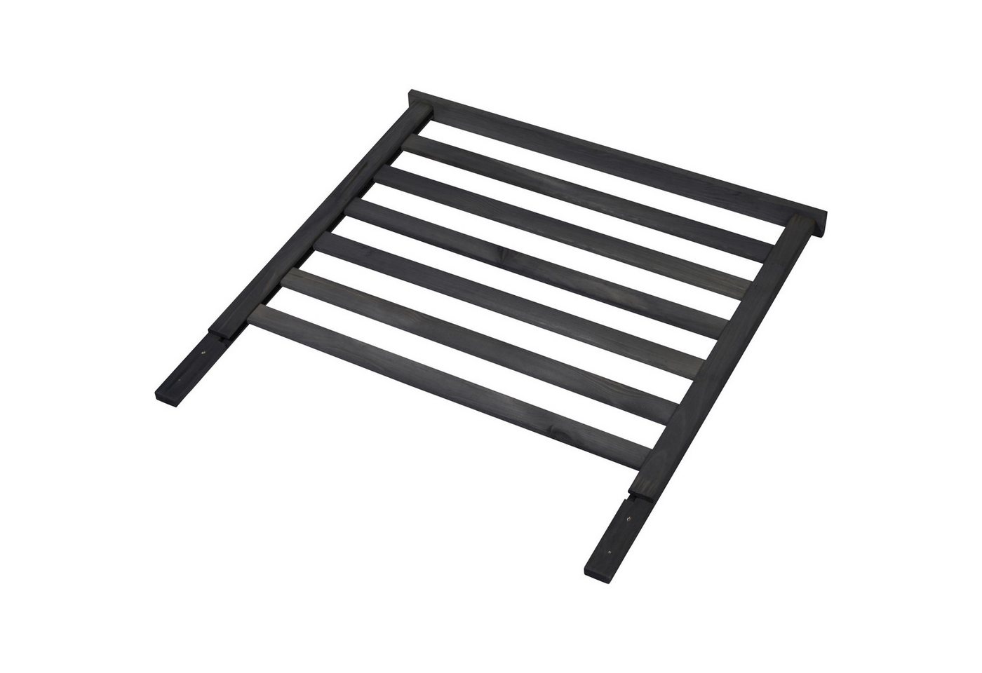 dobar Rankgitter Rankgitteraufsatz Kubus 2.0, Massivholz, Anthrazit, 78 x 5 x 78 cm (L x B x H) von dobar