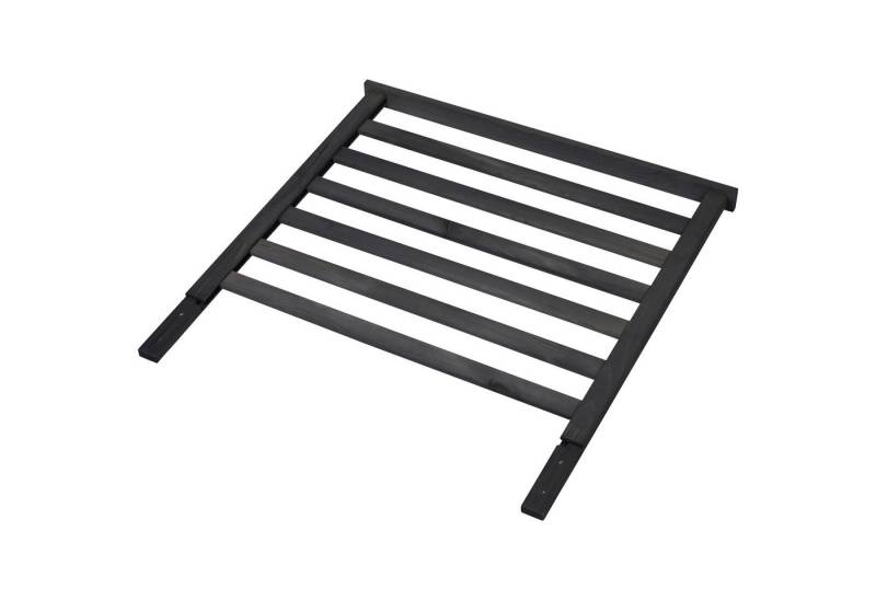 dobar Rankgitter Rankgitteraufsatz Kubus 2.0, Massivholz, Anthrazit, 78 x 5 x 78 cm (L x B x H) von dobar