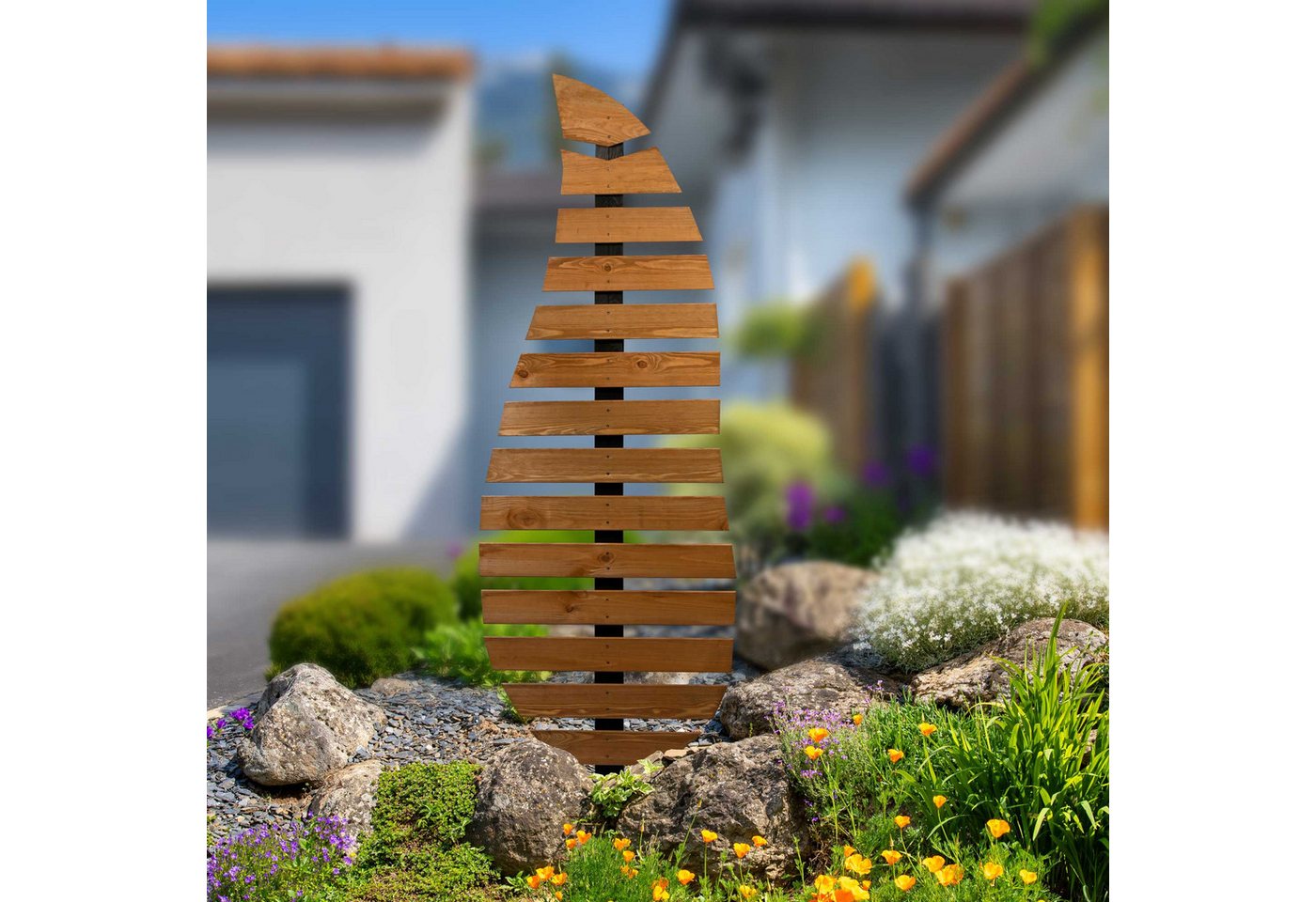 dobar Rankhilfe Design Rankgitter "Komplexus", 58,5 x 6 x 175 cm (L x B x H) von dobar