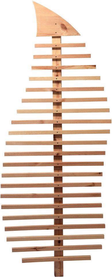 dobar Rankhilfe Großes Design-Rankgerüst "Fraxinus-Blatt", Rankhilfe 76x6,5x186cm, Metall-Erdspieß 7x7x75cm dobar Rankhilfe Großes Design-Rankgerüst "Fraxinus-Blatt", Rankhilfe 76x6,5x186cm, Metall-Erdspieß 7x7x75cm von dobar