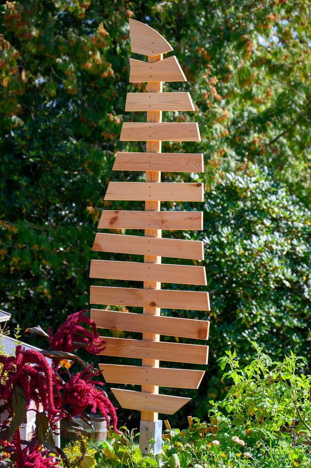 dobar Rankhilfe Großes Design-Rankgerüst "Magnolia", 49 x 6 x 175 cm (L x B x H) von dobar
