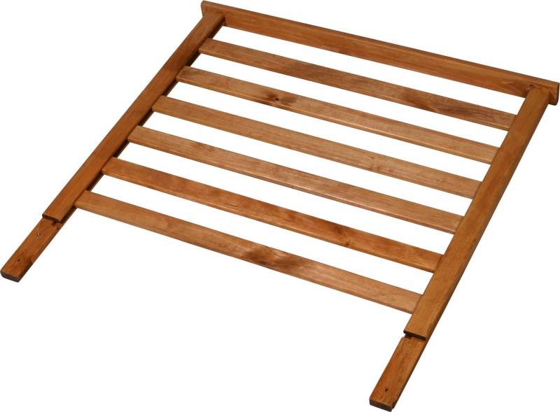 dobar Spalier Rankgitteraufsatz Kubus 2.0 mit Rückwand braun von dobar
