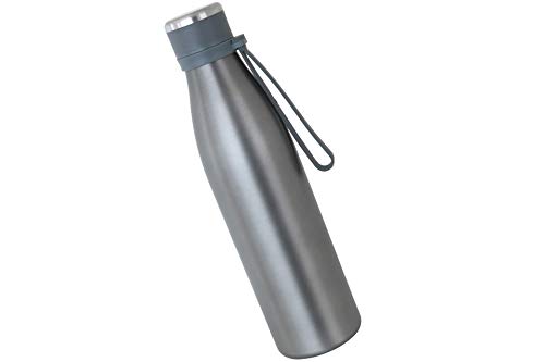 dobman exclusive household Edelstahl Thermosflasche grau 0,7 Ltr. mit Trageschlaufe von dobman exclusive household