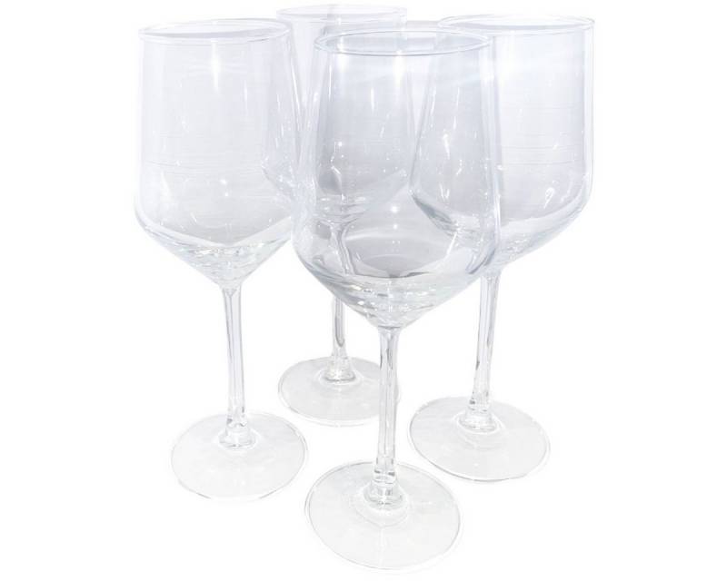 dobman exclusive household Rotweinglas Rotweingläser ca. 51 cl im 4er-Set Weinglas 510 ml klassisch zeitlos, Glas, inkl. Geschenkkarton von dobman exclusive household