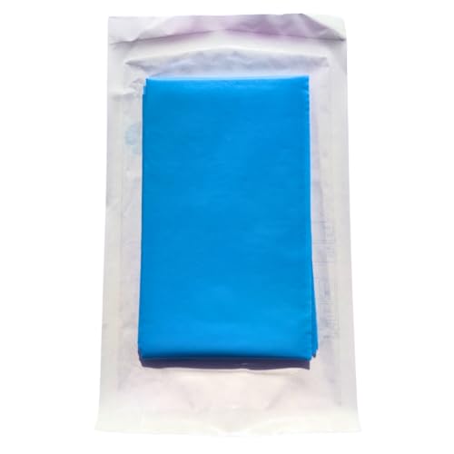 DOC Sterile chirurgische Tücher aus TNT 50 x 75 cm, Packung mit 10 Stück, wasserdichte chirurgische Unterlagen in Verbindung mit TNT + PE, Größe 50 x 75 (10 Stück) von doc