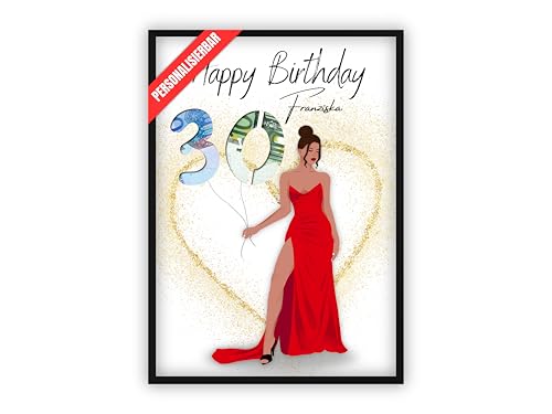 dockyardos® Geldgeschenk zum 30. Geburtstag | Geld kreativ verschenken | Beste Freundin | Geschenkidee | Mädchen | Frau | Geburtstagsgeschenk von dockyardos