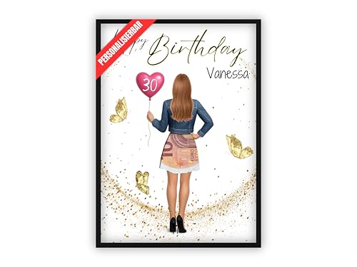 dockyardos® Geldgeschenk zum Geburtstag | Geld kreativ verschenken | Beste Freundin | Geschenkidee für sie | Mädchen | Frau | Geburtstagsgeschenk von dockyardos