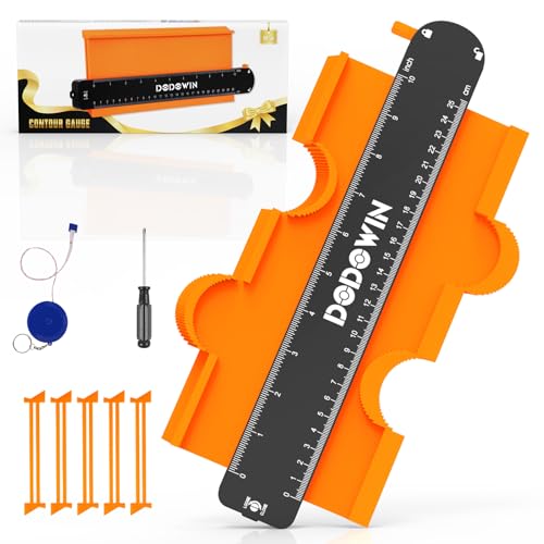 DODOWIN Konturenlehre 25cm, Personalisierte Geschenke für Männer Geburtstag, Konturenlehre Mit Feststeller, Handwerker Geschenk, Laminat Schablone, Geburtstagsgeschenk für Männer Papa Opa DODOWIN Konturenlehre 25cm, Personalisierte Geschenke für Männer Geburtstag, Konturenlehre Mit Feststeller, Handwerker Geschenk, Laminat Schablone, Geburtstagsgeschenk für Männer Papa Opa von dodowin