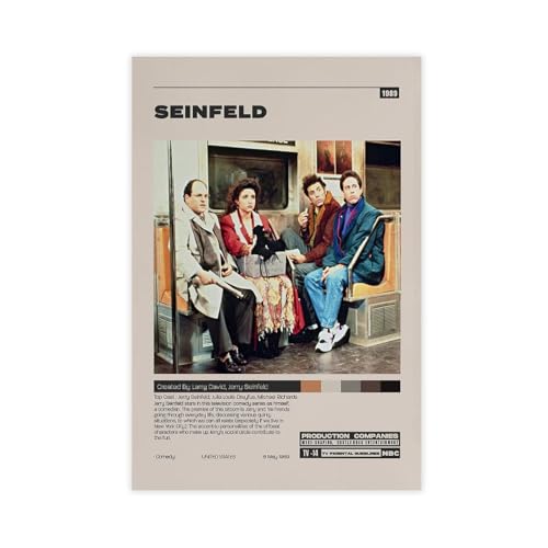doegka Exklusive Art Sitcom Serie Seinfeld Poster Leinwand Poster Schlafzimmer Dekor Landschaft Büro Zimmer Dekor Geschenk 30 x 45 cm von doegka