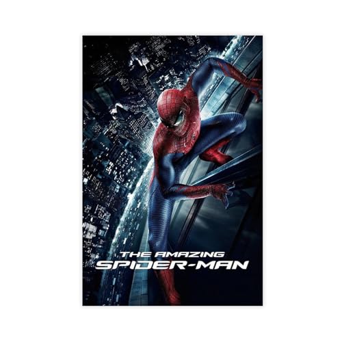 doegka Filmposter "The Amazing Spider-Man", 1 Leinwand-Poster, Schlafzimmerdekoration, Landschaft, Büro, Raumdekoration, Geschenk, 50 x 75 cm von doegka
