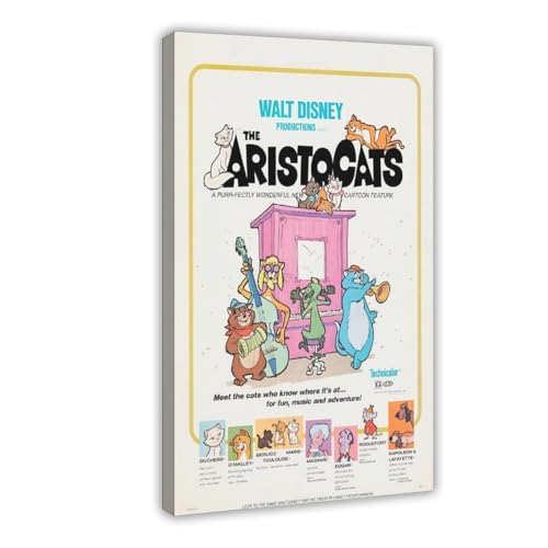 doegka Filmposter "The Aristocats", Motiv: Amerikanische animierte Musikkomödie, Filmposter, Schlafzimmer, Dekoration, Landschaft, Büro, Raumdekoration, Geschenk, 50 x 75 cm doegka Filmposter "The Aristocats", Motiv: Amerikanische animierte Musikkomödie, Filmposter, Schlafzimmer, Dekoration, Landschaft, Büro, Raumdekoration, Geschenk, 50 x 75 cm von doegka