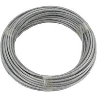 Stahlseil verzinkt (Ø x L) 4mm x 20m dörner + helmer 190384 Grau von dörner + helmer