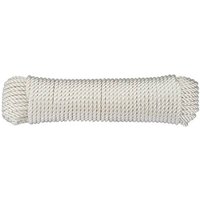 dörner + helmer 190320 Polyamidseil geflochten (Ø x L) 6mm x 30m Weiß von dörner + helmer