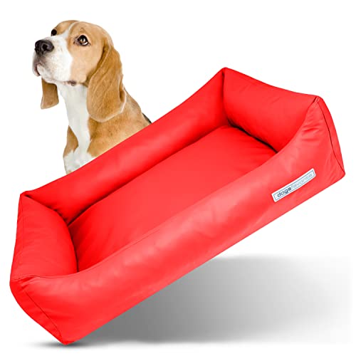 dogsfavorite Hunde-Bett - waschbares Hundekörbchen - hochwertiges Hundesofa - gelenkschonendes Hundekissen - robuste Hundematte - Hundekorb - rot - Gr. XL 130 x 95 cm dogsfavorite Hunde-Bett - waschbares Hundekörbchen - hochwertiges Hundesofa - gelenkschonendes Hundekissen - robuste Hundematte - Hundekorb - rot - Gr. XL 130 x 95 cm von dogsfavorite