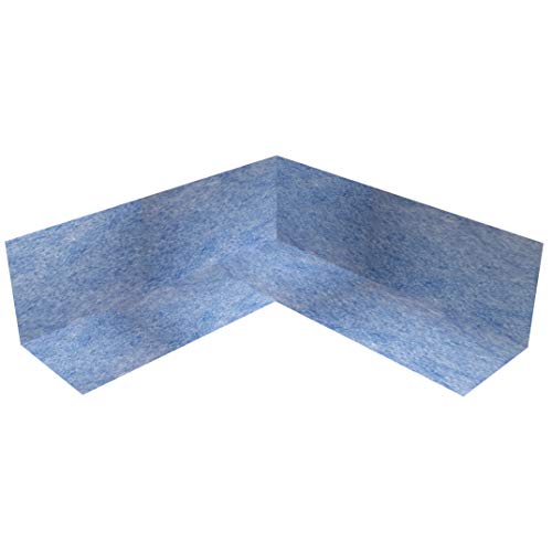 10x Sanitär Dichtecke Innen TPE blau 105x105mm Innenecke 90° Abdichtung für Fliesen für Bad Küche Dusche Badabdichtung Duschabdichtung von doitBau
