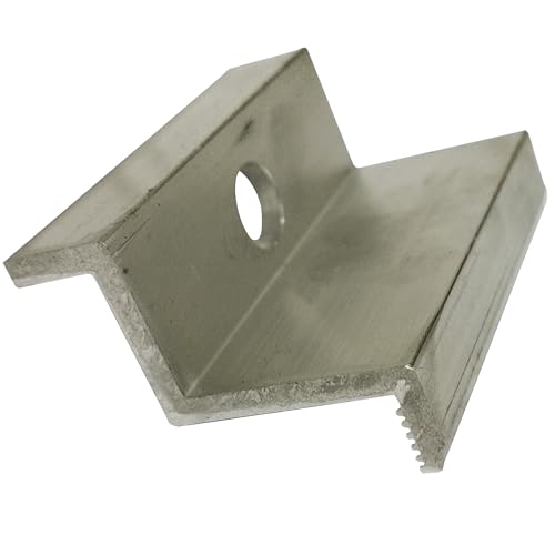 doitBau - 20x PV-Endklemme 30mm in Silber | Befestigungen für Solarmodule | Solarmodul Halterung 30mm | Modulklemmen Solar | Endklemmen 30 mm Silber | Endklemme von doitBau