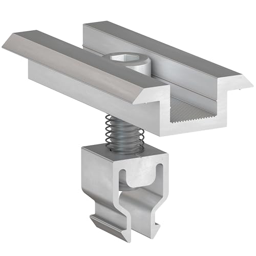 DoitBau - 40x Klickfix Solar Mittelklemme 30mm - 40mm Silber | Befestigungen für Solarmodule | Solarmodul Halterung 30mm | Modulklemmen Solar | Mittelklemme PV DoitBau - 40x Klickfix Solar Mittelklemme 30mm - 40mm Silber | Befestigungen für Solarmodule | Solarmodul Halterung 30mm | Modulklemmen Solar | Mittelklemme PV von doitBau