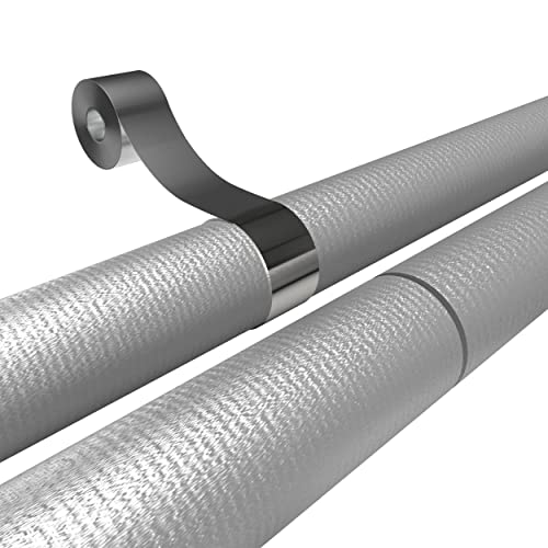 Rein- Aluminium- Klebeband EXTRA STABIL gelegeverstärkt 50mm/ 75mm/ 100mm x 50m selbstklebend Aluband Isolierung Isolierband Rohschale Isolation (100mm x 50m) von doitBau