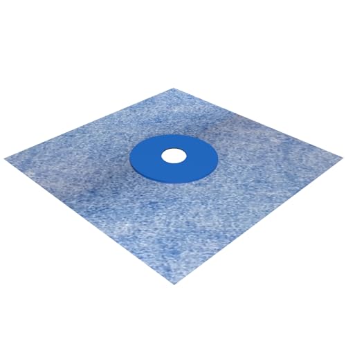 doitBau 4x Profi Sanitär Wandmanschette TPE blau 120x120mm Abdichtung Dusche Bad Küche Fliesen Badezimmer Wand Boden, Verbeugung gegen Wasserschaden und Schimmel doitBau 4x Profi Sanitär Wandmanschette TPE blau 120x120mm Abdichtung Dusche Bad Küche Fliesen Badezimmer Wand Boden, Verbeugung gegen Wasserschaden und Schimmel von doitBau