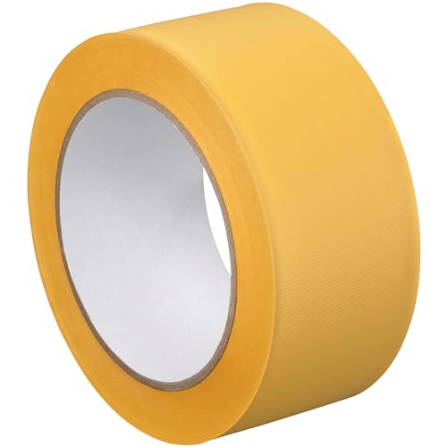 doitBau 6x PVC Schutzband 50mm x 33m / Gelb/Gerillt rückstandsfrei UV Maler Klebeband Außen Putzerband Abklebeband von doitBau