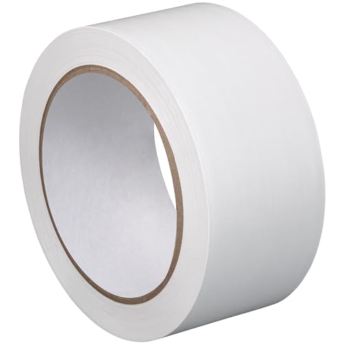 doitBau 6x PVC Schutzband 50mm x 33m / Weiß/Gerillt rückstandsfrei UV Maler Klebeband Außen Putzerband Abklebeband von doitBau