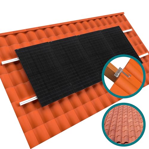 doitBau Basis-Montageset Ziegeldach silber für Solarmodule Schrägdach Ziegel Pfannen Ton Keramik Beton befestigen Photovoltaik Halterung Befestigung PV Montage Set Modul Dach Solar Anlage doitBau Basis-Montageset Ziegeldach silber für Solarmodule Schrägdach Ziegel Pfannen Ton Keramik Beton befestigen Photovoltaik Halterung Befestigung PV Montage Set Modul Dach Solar Anlage von doitBau