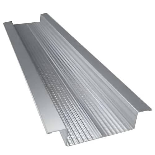 doitBau Hutprofil Trockenbau – Metallprofil Unterkonstruktion – 15 mm Aufbauhöhe platzsparend – 71 x 48 x 15 mm – 20 Stück je 3 m, 60 m Gesamtlänge für Decken und Wände von doitBau
