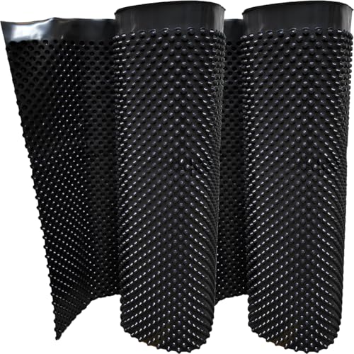 doitBau Noppenbahn HDPE für Hochbeete und Grundmauerschutz, Druckfestigkeit 190 kN/m², 1 m x 10 m, 2 Rollen, Schwarz doitBau Noppenbahn HDPE für Hochbeete und Grundmauerschutz, Druckfestigkeit 190 kN/m², 1 m x 10 m, 2 Rollen, Schwarz von doitBau